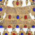 Very fine necklace, Yomut tribe, 56 x 15 cms - The Nomads Tent